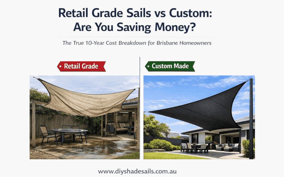 Retail grade sails vs custom shade sails