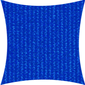 ocean blue square shade sail