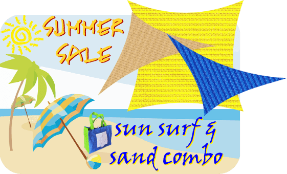 Summer shade sail